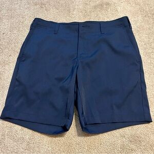 BCG Men's Deep Blue Flat Front Shorts